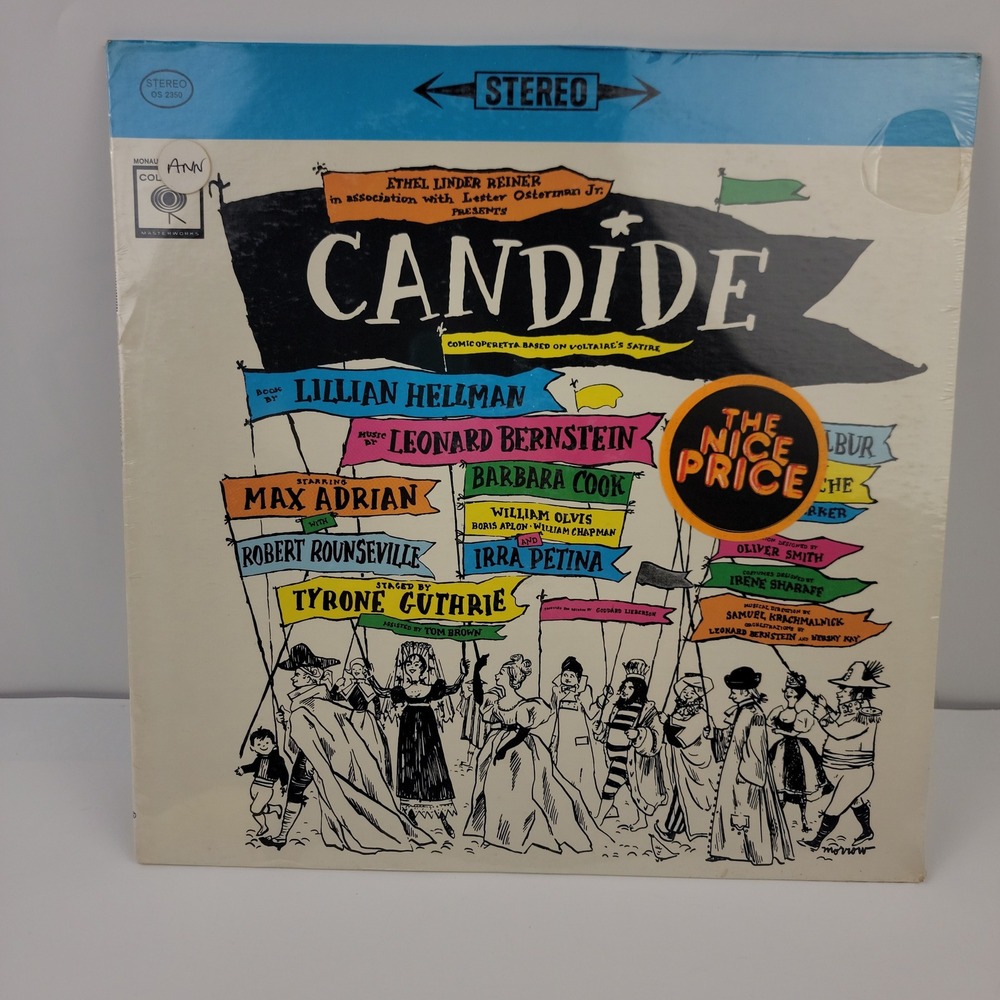 Candide Leonard Bernstein Original Broadway Cast Vinyl Record OS 2350 Columbia